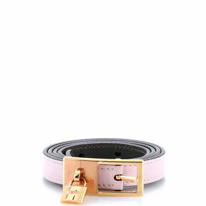 Hermes Thin Lucky 15 Reversible Belt Leather